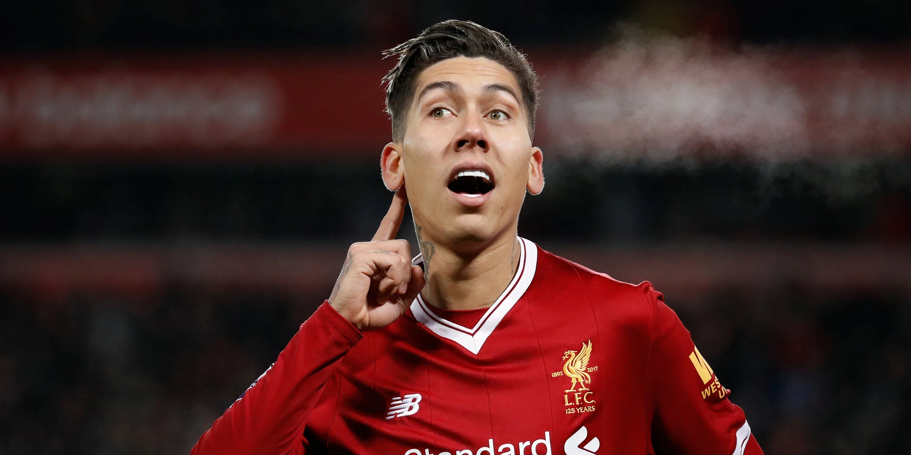 Roberto Firmino trong màu áo Liverpool tại Giải Ngoại hạng Anh