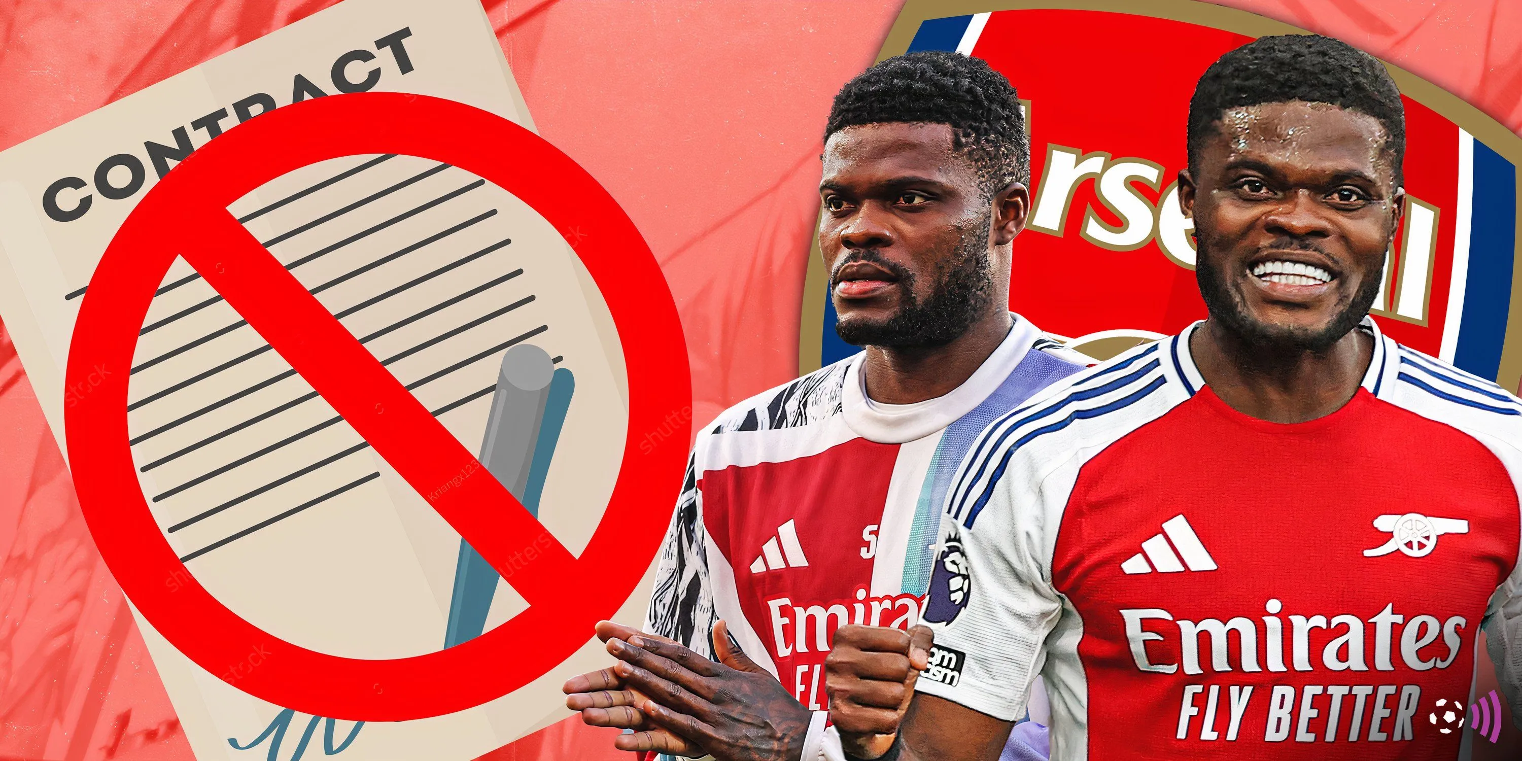 Tiền vệ Thomas Partey của Arsenal trong trận đấu tại Premier League