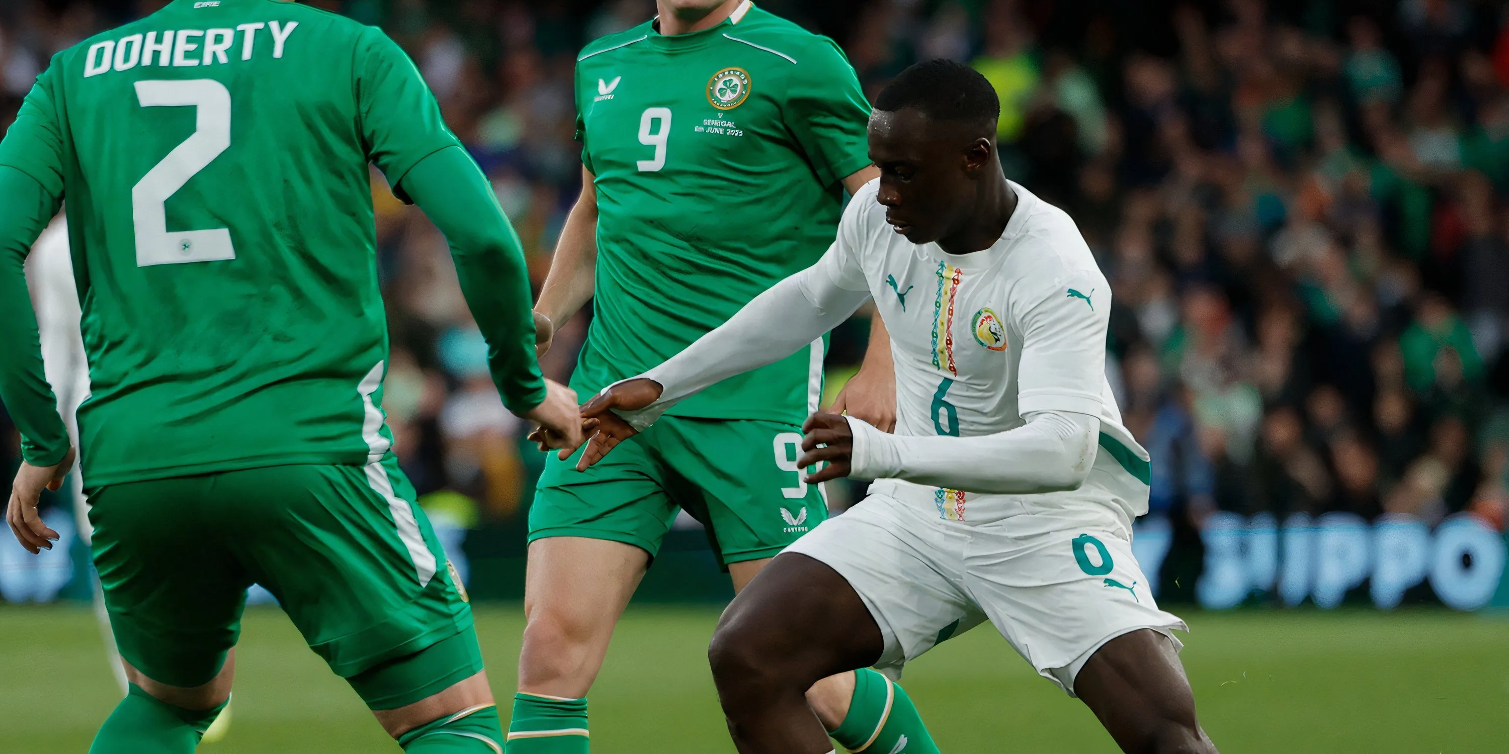 Habib Diarra trong màu áo Leeds United