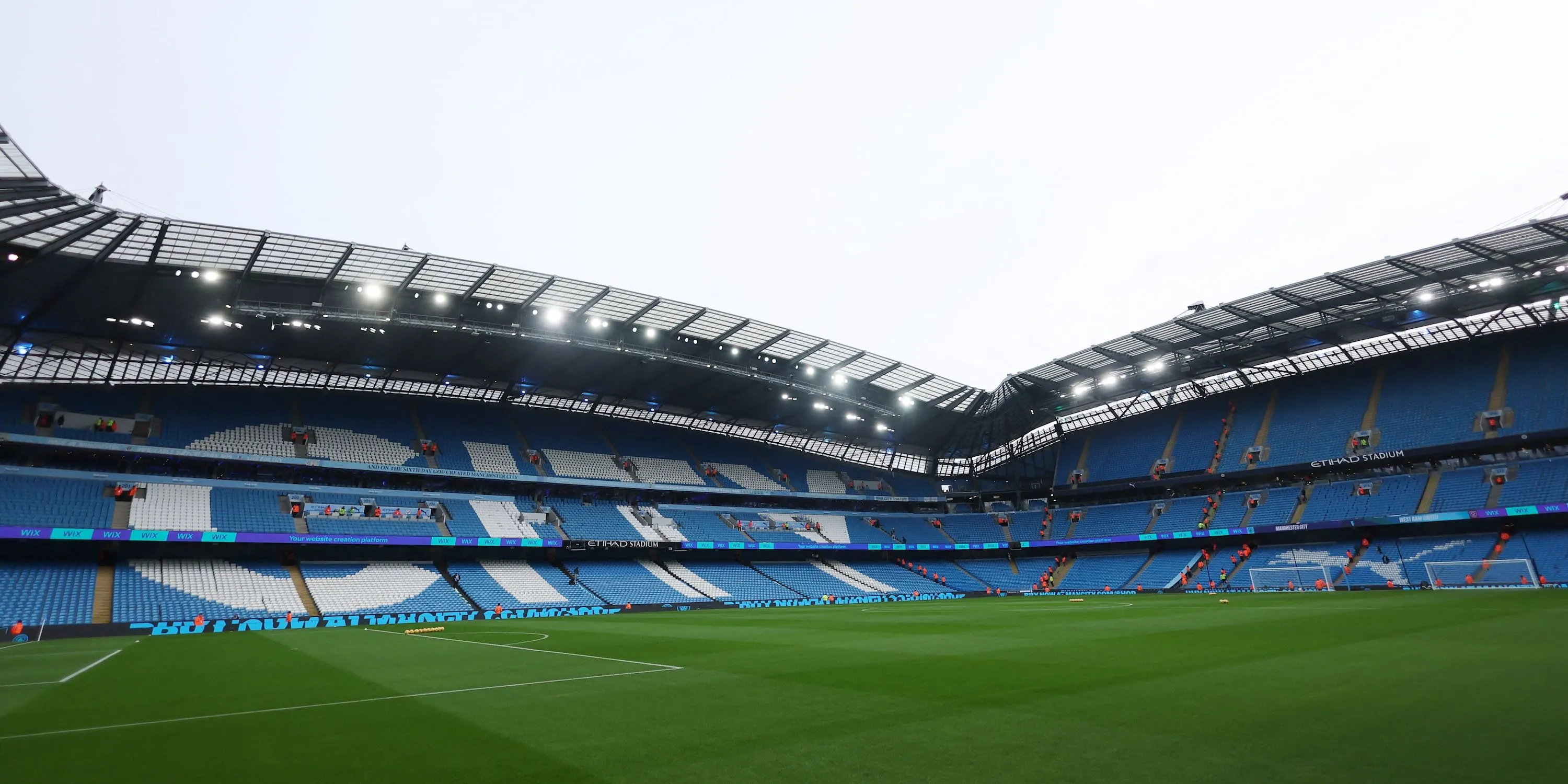 Sân vận động Etihad, sân nhà của Manchester City.