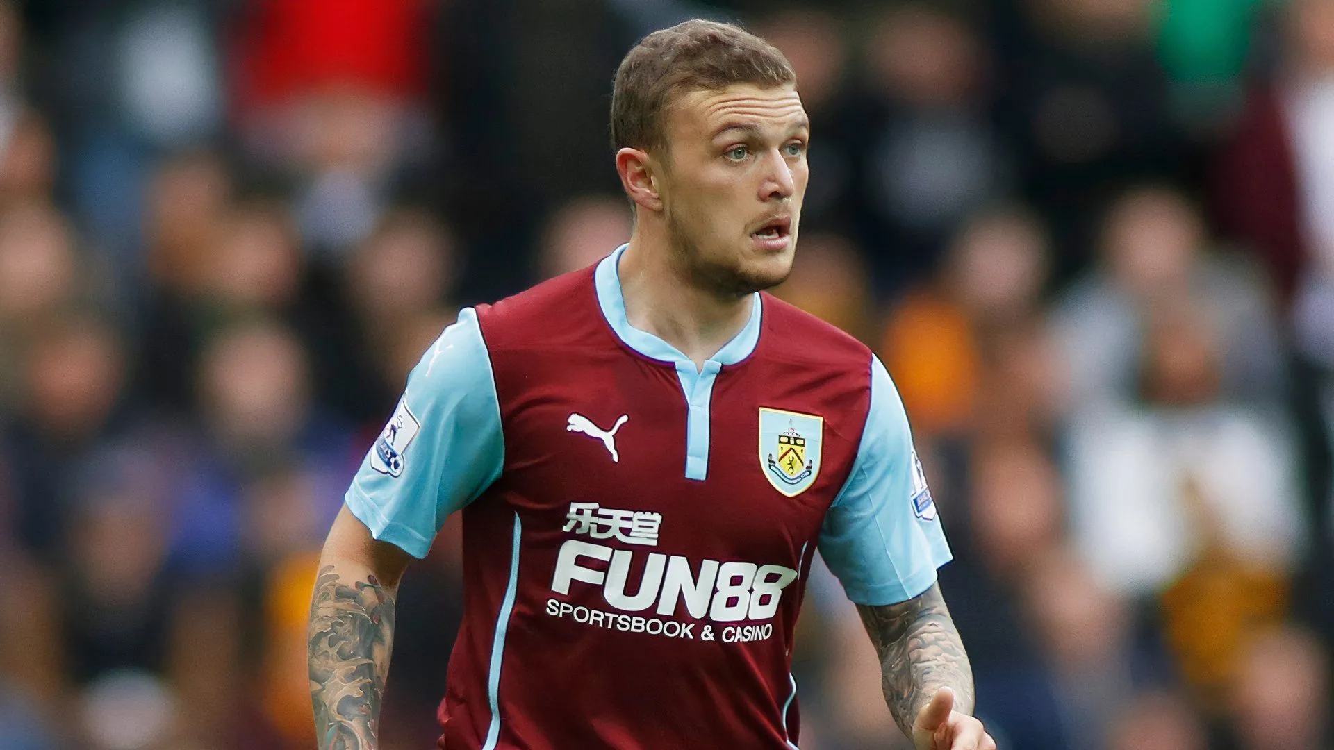 Hậu vệ Kieran Trippier trong màu áo Burnley
