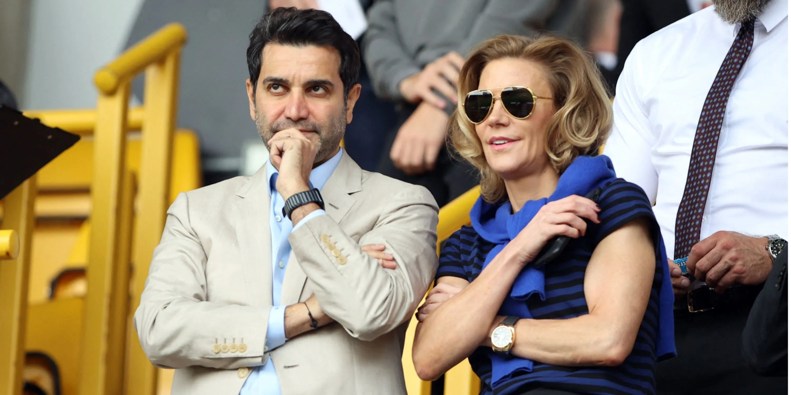Mehrdad Ghodoussi và Amanda Staveley, đại diện chủ sở hữu Newcastle United sau thương vụ tiếp quản PIF