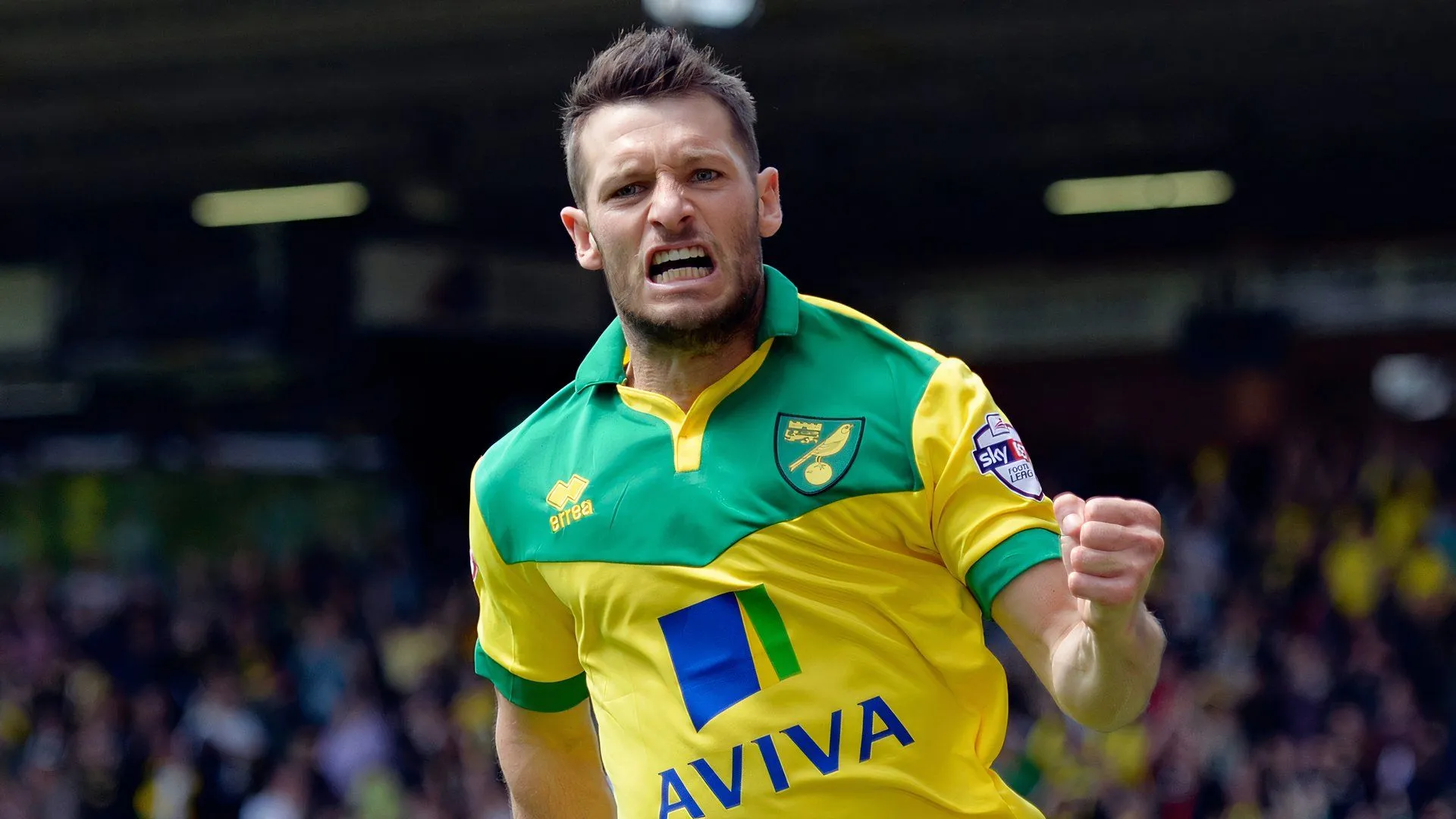 Tiền vệ Wes Hoolahan trong màu áo Norwich City