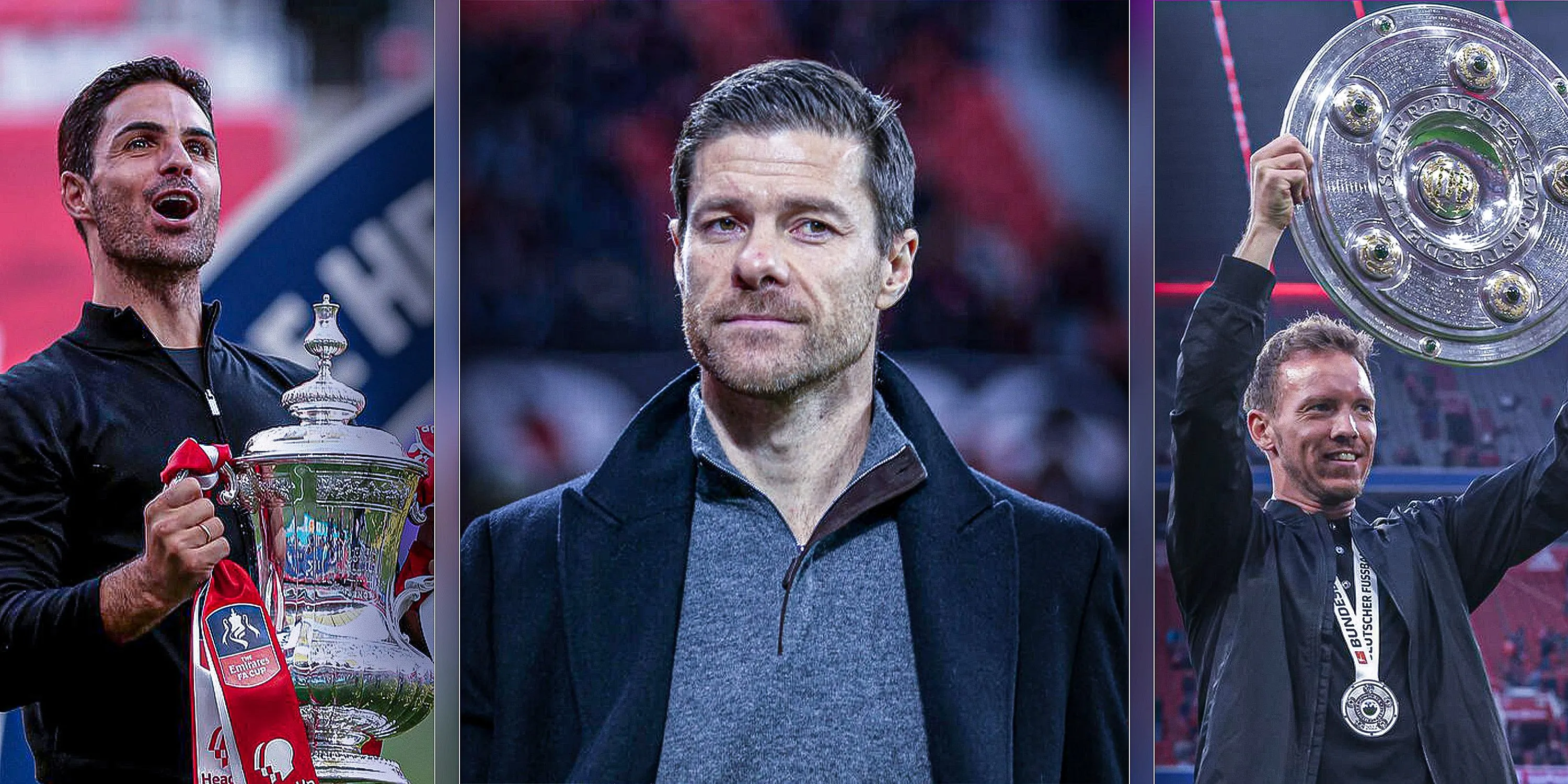 Xabi Alonso cùng các huấn luyện viên trẻ tài năng khác trong bóng đá.
