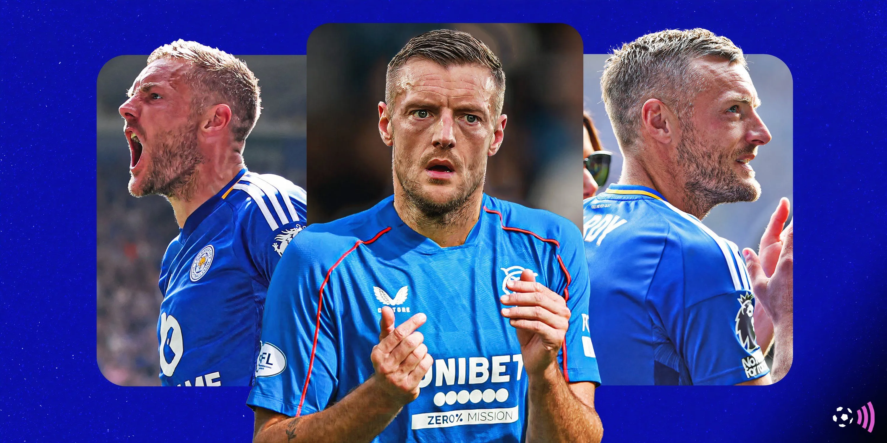 Jamie Vardy, tiền đạo kỳ cựu của bóng đá Anh, trong bối cảnh tin đồn gia nhập Rangers.