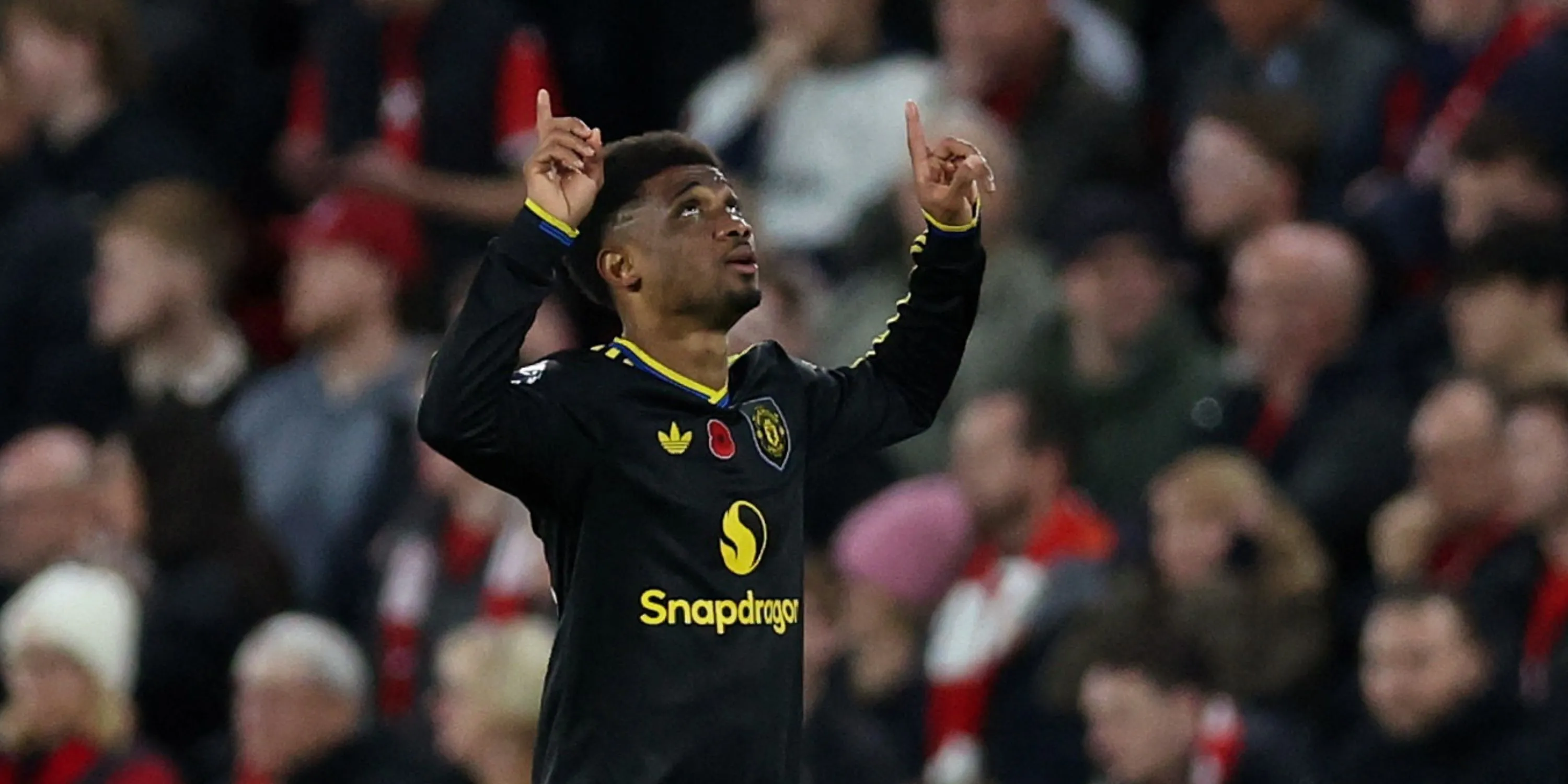 Amad Diallo tỏ ra rất tự tin khi chơi ở vị trí tiền vệ cánh phải dưới sự dẫn dắt của HLV Amorim